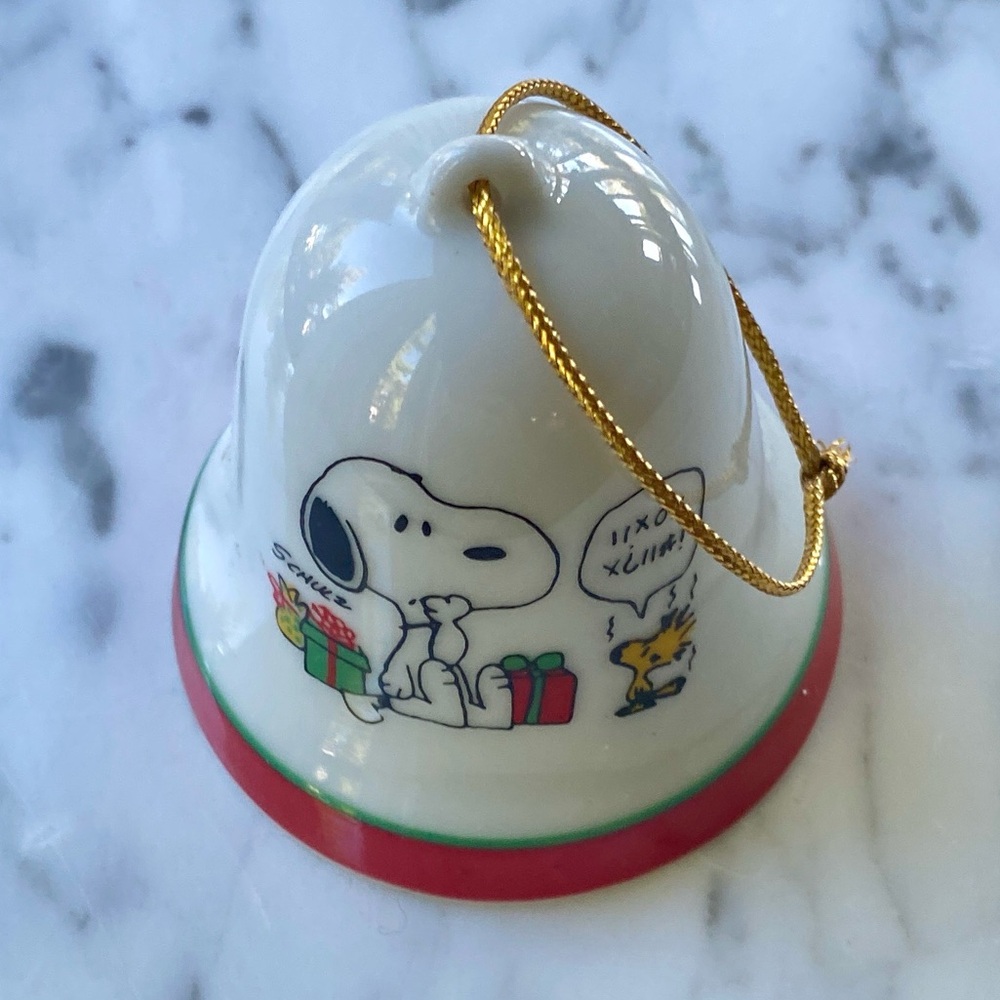 Peanuts Characters •Snoopy & Woodstock • Vintage • Bell Ornament - Picture 3 of 4